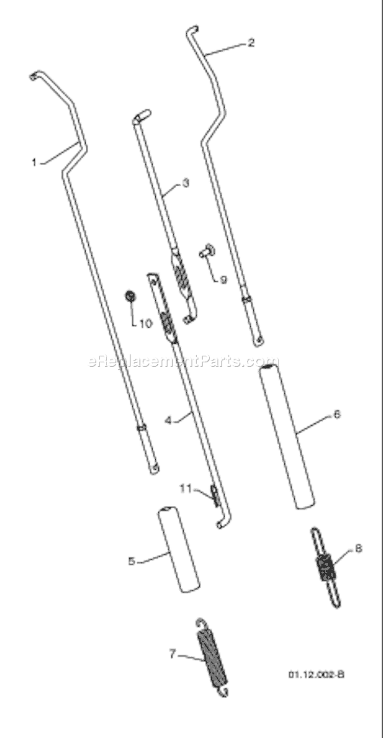 Page L Diagram and Parts List for 924 SB XLS 96193003200 -2008-08 Husqvarna Snow Blower