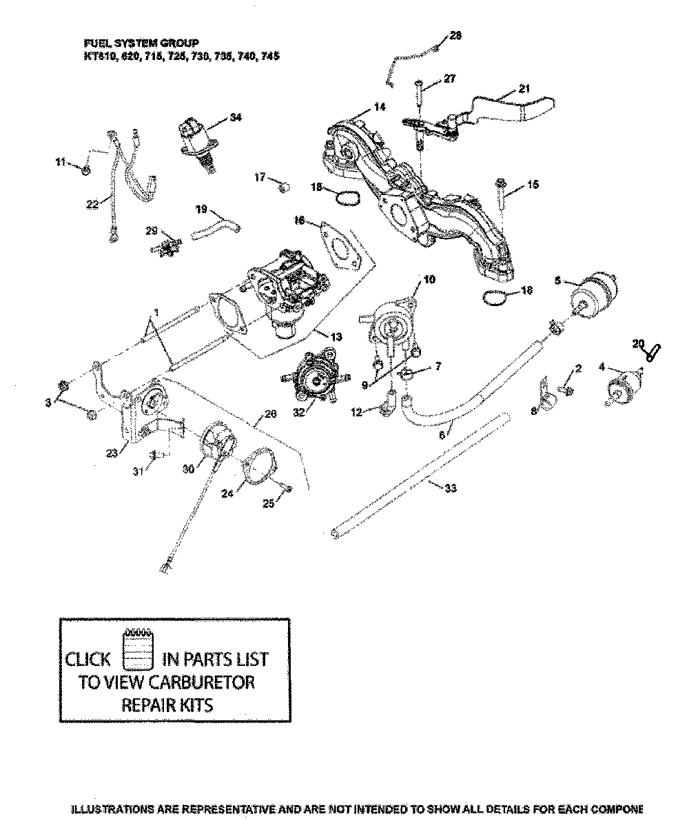 Fuel system Diagram and Parts List for LGT48DXL-96043026000  Husqvarna Lawn Tractor