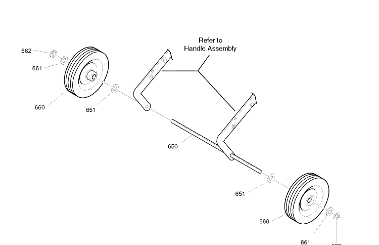 Wheels Diagram and Parts List for 5021E (6210540X37NA)(531309639)(2007-07) Husqvarna Snow Blower