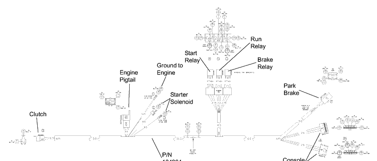 Wiring Diagram (Frame Harness) Diagram and Parts List for ZTH7227KOB (968999225) (033600000 and Up)(2004-09) Husqvarna Lawn Mower