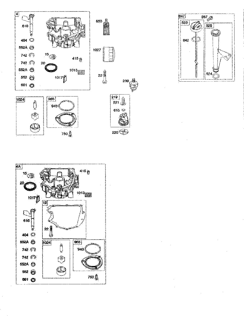 Sump/oil pump Diagram and Parts List for 96045005700  Husqvarna Lawn Tractor