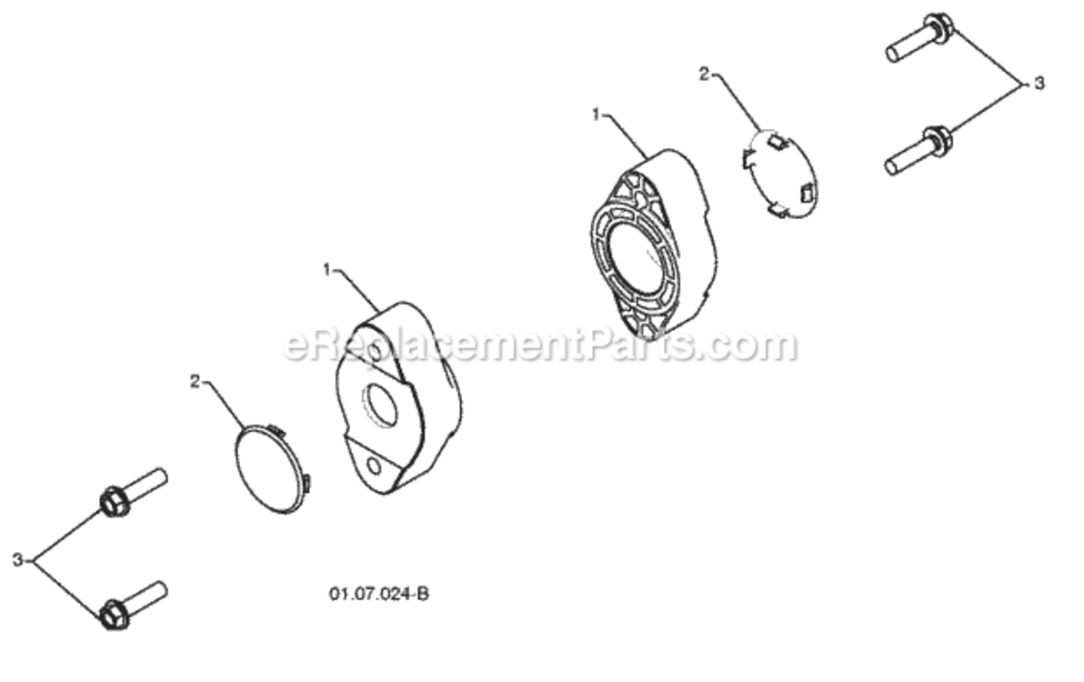 Page C Diagram and Parts List for 96194000801 2010-03 Husqvarna Snow Blower