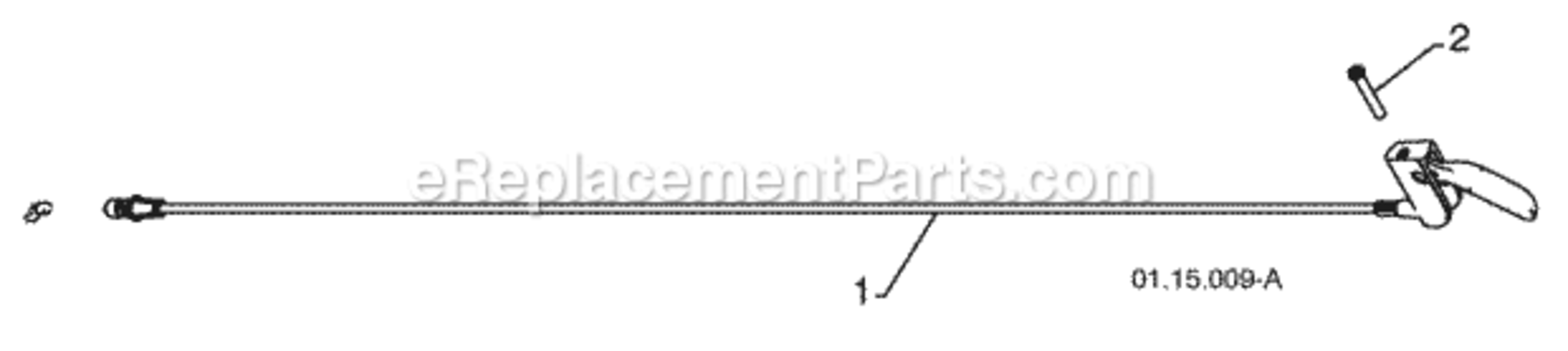 Page M Diagram and Parts List for 96194000901 2009-08 Husqvarna Snow Blower