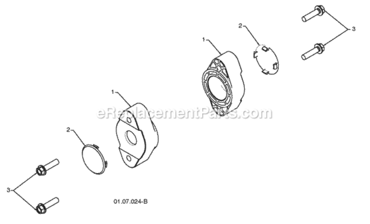 Auger_Housing__Impeller_Assembly Diagram and Parts List for 96194000901 2010-06 Husqvarna Snow Blower