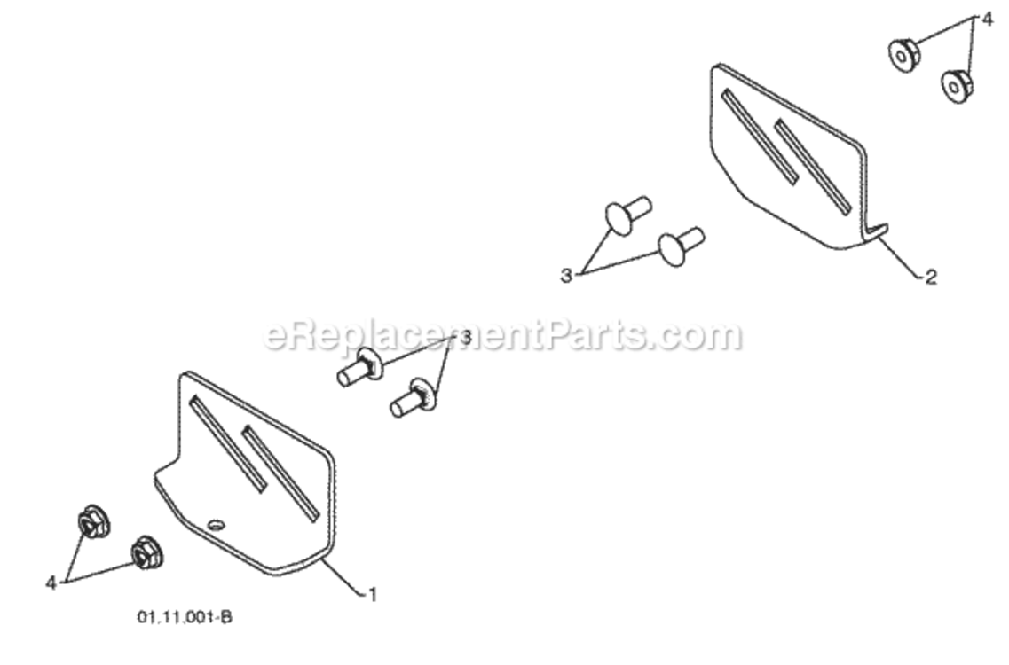 Page E Diagram and Parts List for 96194000901 2010-06 Husqvarna Snow Blower