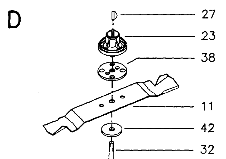 Cutting Equipment 4 Diagram and Parts List for 46 ROYAL Husqvarna Lawn Mower
