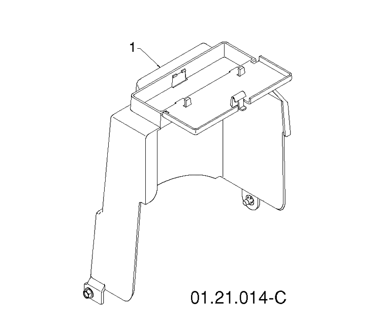 Chassis, Engine And Pulleys 2 Diagram and Parts List for 1830HV (96193007306)(2013-08) Husqvarna Snow Blower