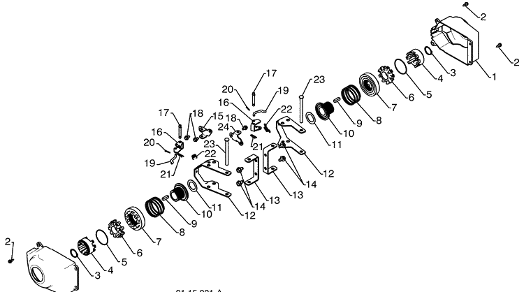 Wheels - B Diagram and Parts List for 15530SBXLS (96193004001)(2009-06) Husqvarna Snow Blower
