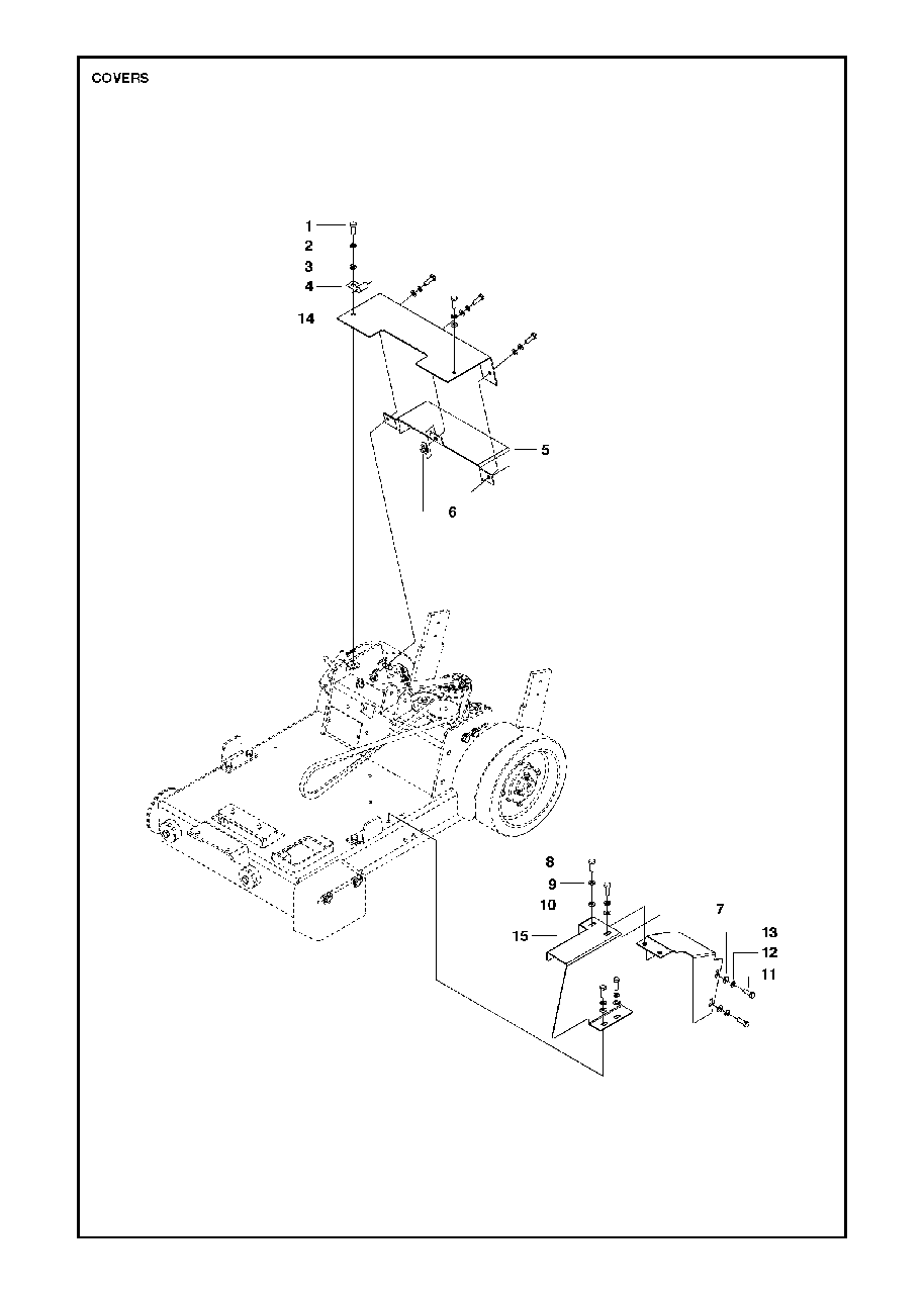 Cover Diagram and Parts List for FS520 (FS 524)(2011-02) Husqvarna Circular Saw