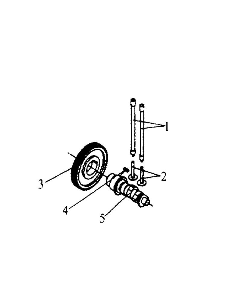 Valves Diagram and Parts List for TF544  Husqvarna Cultivator