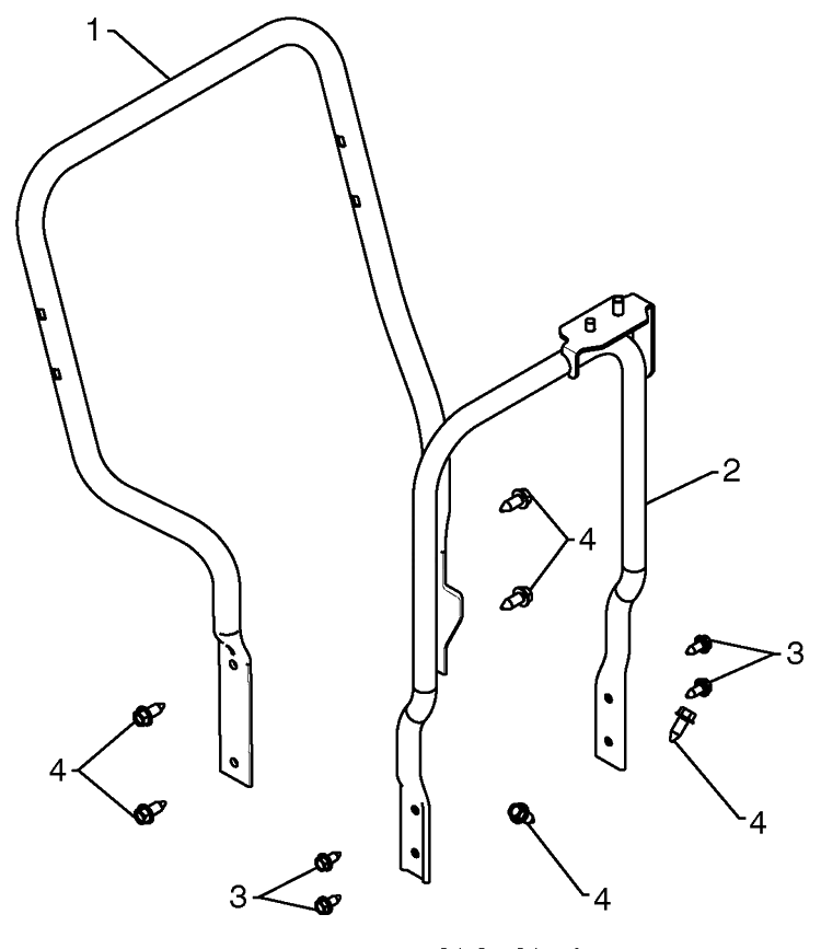 Handles 5 Diagram and Parts List for 1830SB (96193005700)(2010-04) Husqvarna Snow Blower