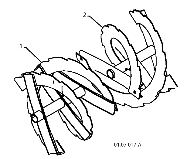 Auger Housing And Impeller Diagram and Parts List for 5524ST 2010-04 Husqvarna Snow Blower