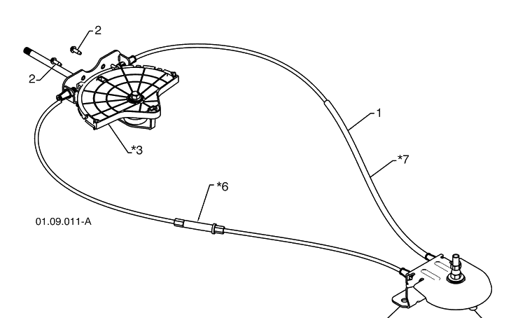 Control Panel / Discharge Chute 1 Diagram and Parts List for 1827SB (961930047)(2009-07) Husqvarna Snow Blower