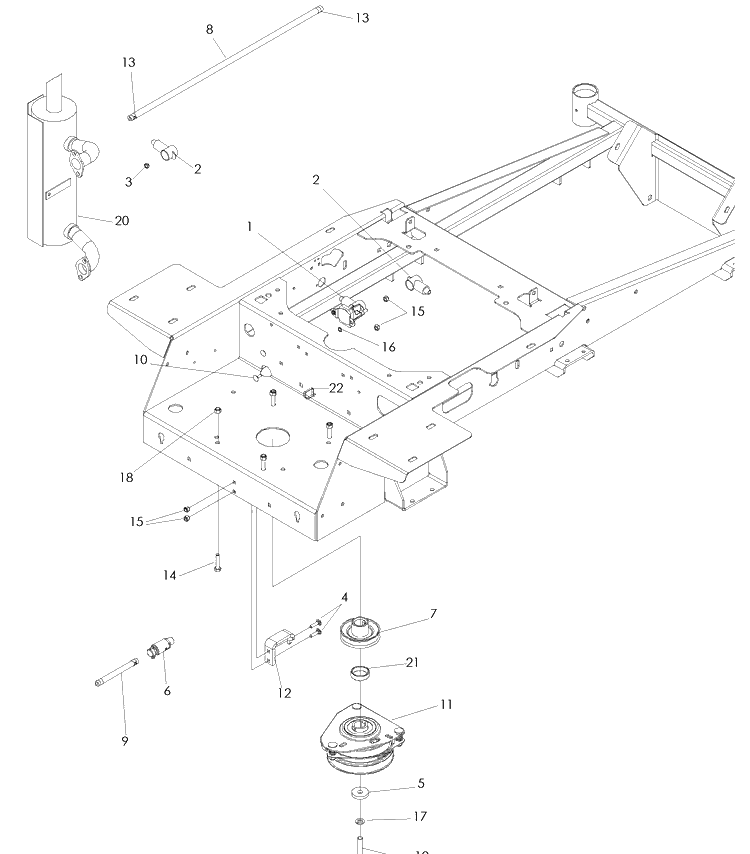 Engine Briggs And Stratton - 26 Hp Diagram and Parts List for EZ4624 (968999657)(2008-08) Husqvarna Lawn Mower