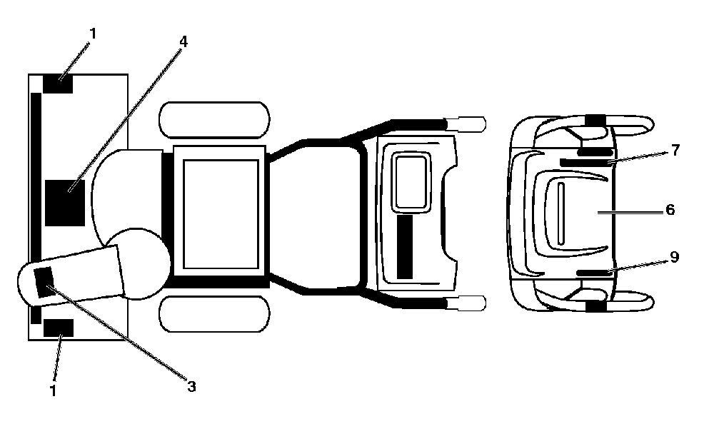 Decals Diagram and Parts List for 11527SB96193006400 2010-06 Husqvarna Snow Blower