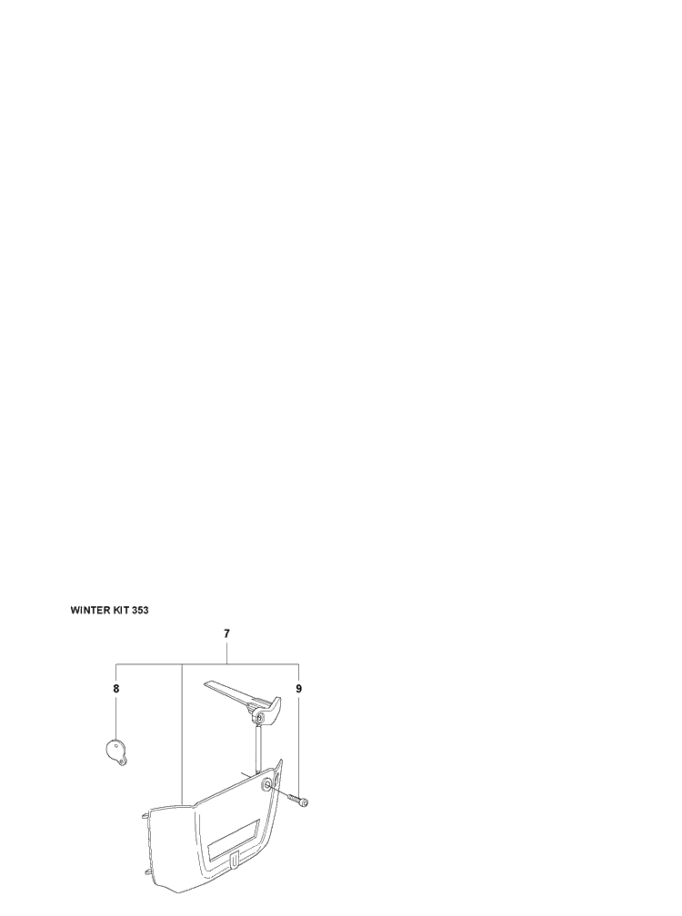 Accessories 2 Diagram and Parts List for 353 20090400001-Current Husqvarna Chainsaw