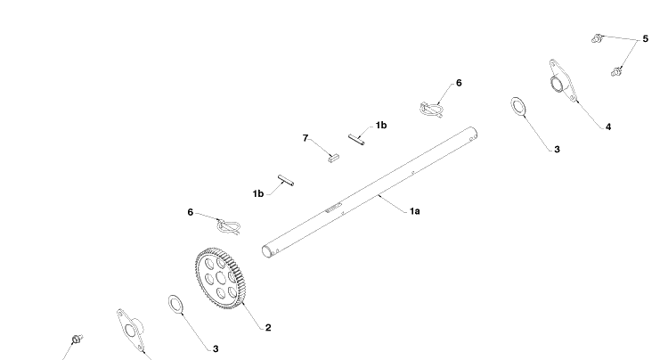 Drive 3 Diagram and Parts List for 5524SBL (96193003400)(2008-11) Husqvarna Snow Blower