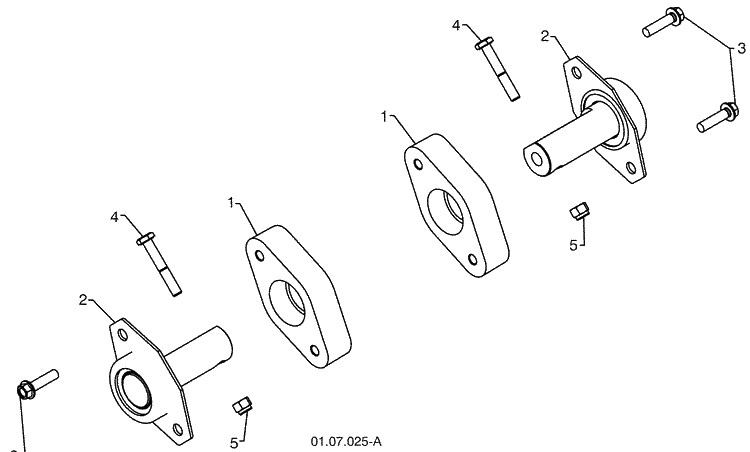 Auger Housing / Impeller Assembly-C 1 Diagram and Parts List for 12524SB (96193004600)(2009-06) Husqvarna Snow Blower