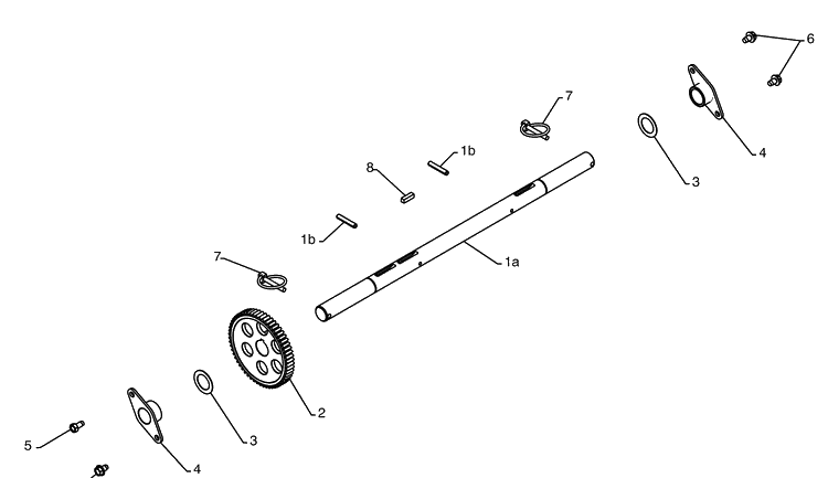 Drive 1 Diagram and Parts List for ST276EP (96191003200)(2009-09) Husqvarna Snow Blower