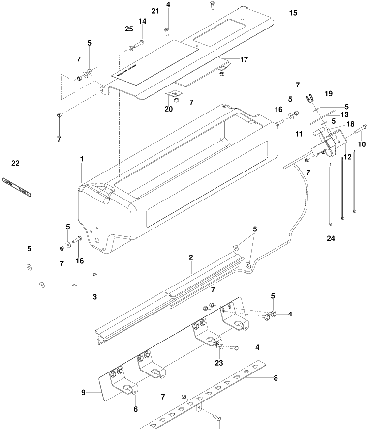 Accessories And Seeder Diagram and Parts List for DTF226 (966068501)(2009-09) Husqvarna Seeder