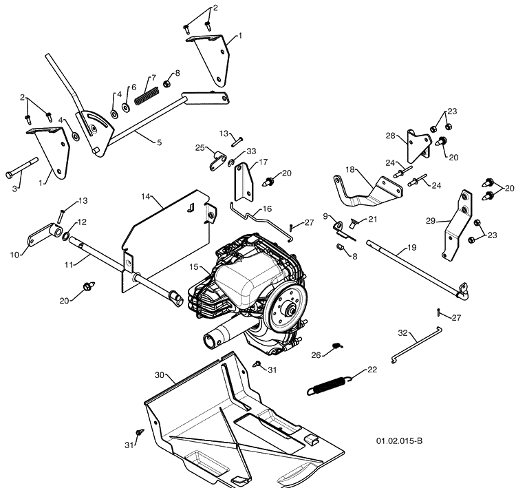 Drive - A Diagram and Parts List for 15530SBXLS (96193004001)(2009-06) Husqvarna Snow Blower