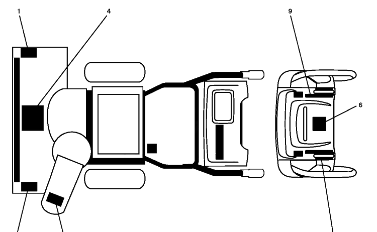 Decals Diagram and Parts List for 924SB 2010-08 Husqvarna Snow Blower