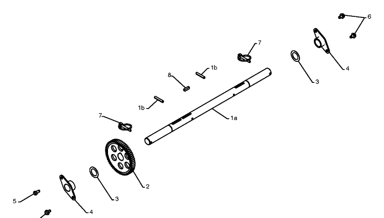 Drive 4 Diagram and Parts List for 924SB 2010-08 Husqvarna Snow Blower