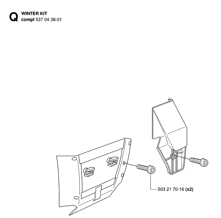 Accessories 2 Diagram and Parts List for 385XP 20064000001-Current Husqvarna Chainsaw