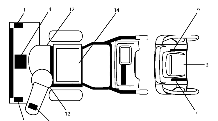 Decals Diagram and Parts List for 5524ST 2010-04 Husqvarna Snow Blower