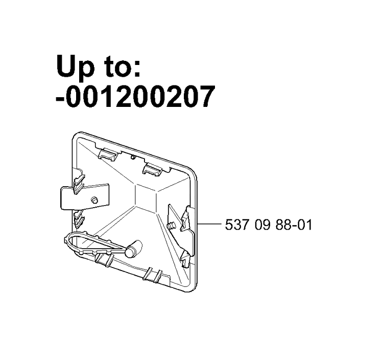 Variations Diagram and Parts List for 335XPT 2001-05 Husqvarna Chainsaw