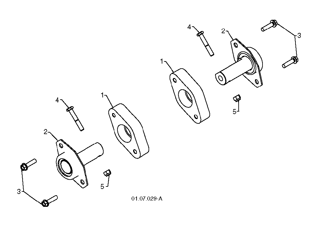 Auger Housing And Impeller Diagram and Parts List for 12527SB96193005600 2010-07 Husqvarna Snow Blower