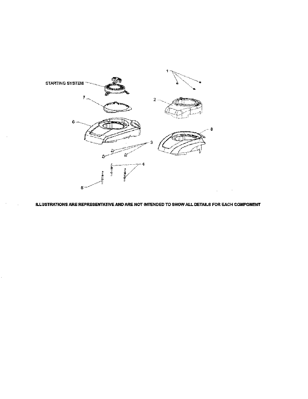 Blower housing Diagram and Parts List for HU675AWD-96145001500  Husqvarna Lawn Mower