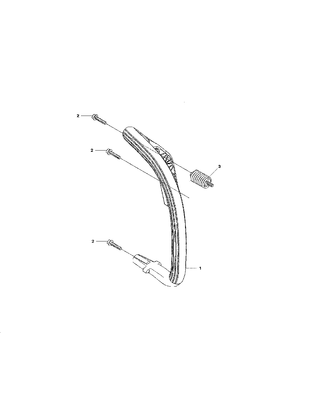 Handle Diagram and Parts List for 965167936  Husqvarna Chainsaw