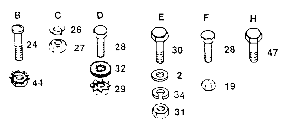 Electrical (Part 2) Diagram and Parts List for YT120 (954000061)(1990-01) Husqvarna Lawn Tractor