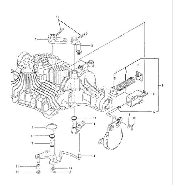 Page C Diagram and Parts List for TUFFTORQK61TRANSAXLE  Husqvarna Lawn Tractor Accessories