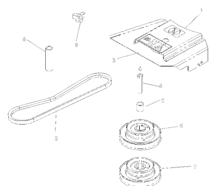 Drive Kit Assemblies Diagram and Parts List for FORCATCHERSYSTEMS 2003-12 Husqvarna Lawn Tractor Accessories