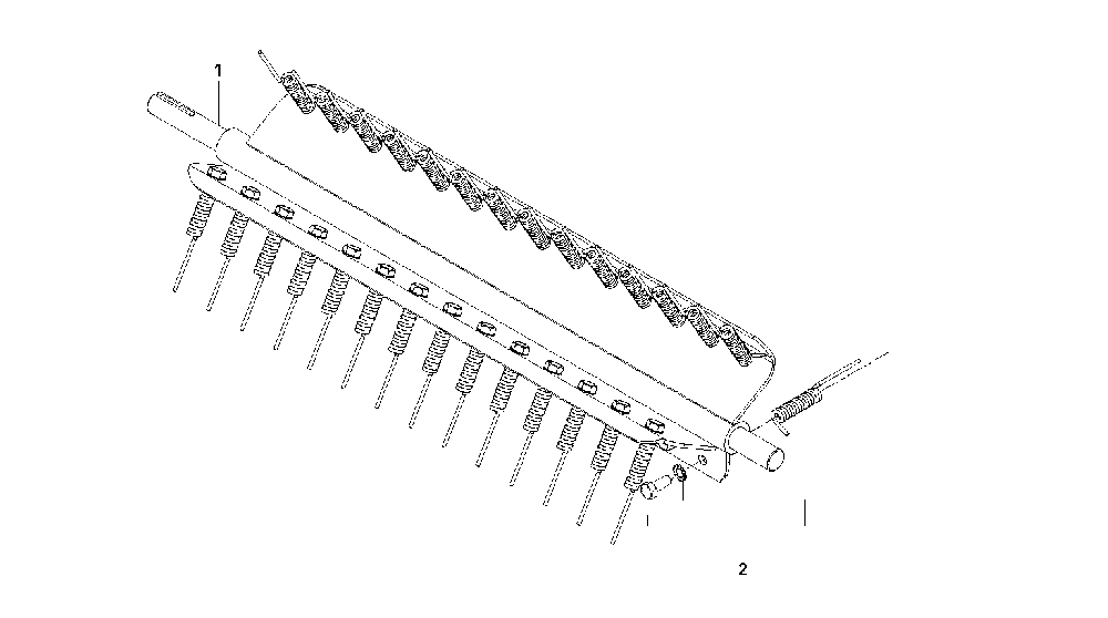 Spring Reel Diagram and Parts List for DT22HNRCE (966068601)(2008-02) Husqvarna Dethatcher