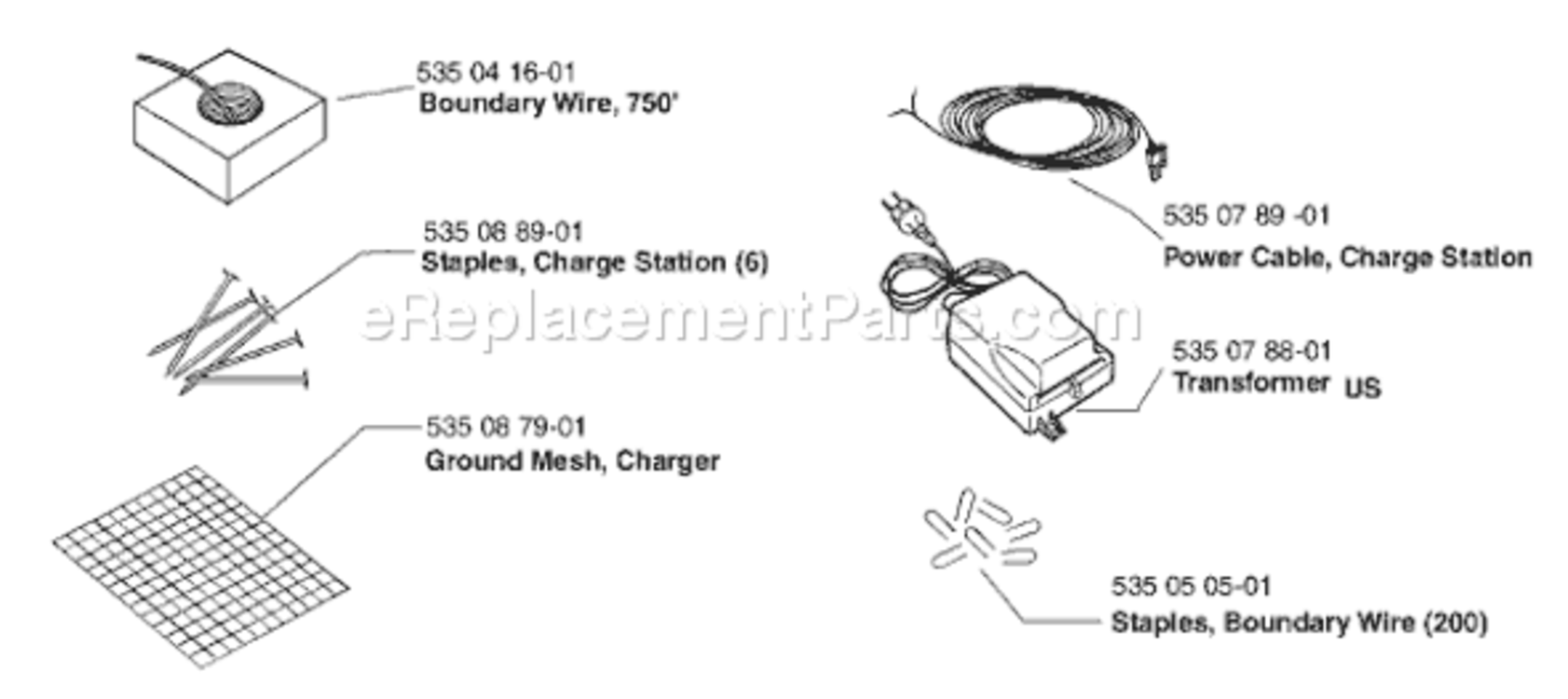 Page H Diagram and Parts List for AUTO 2000-02 Husqvarna Lawn Mower