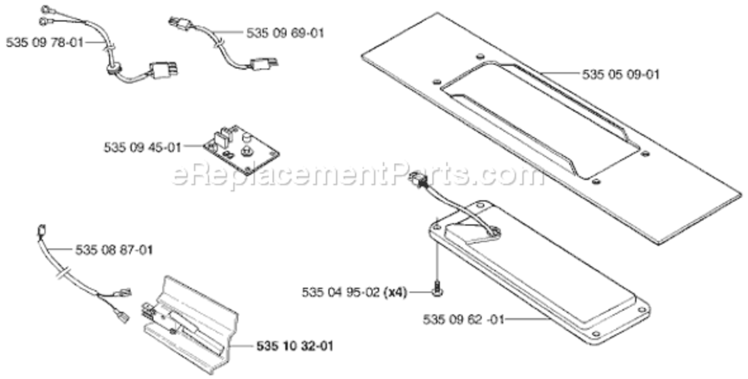 Page A Diagram and Parts List for AUTO 2002-02 Husqvarna Lawn Mower