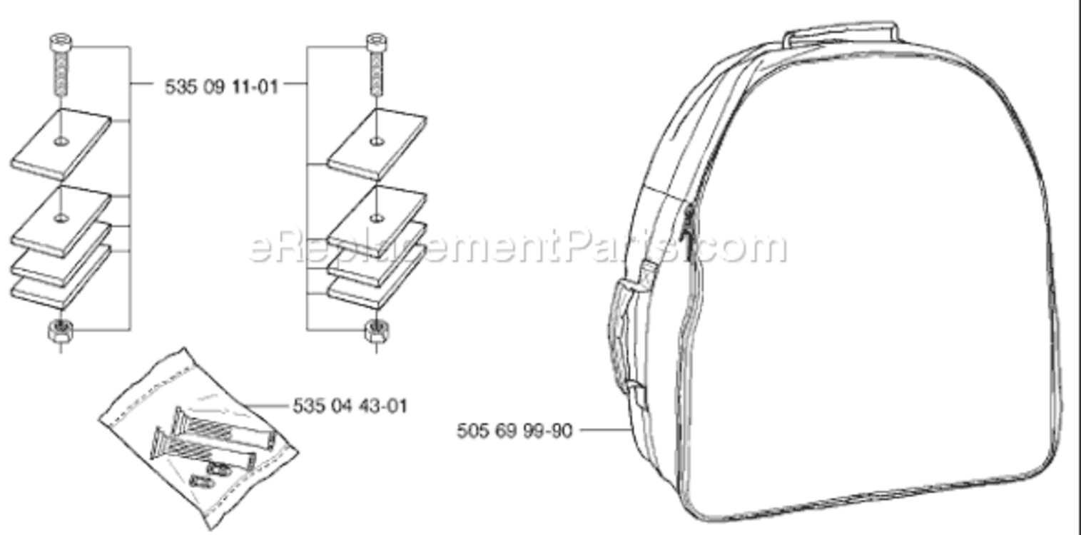 Page J Diagram and Parts List for AUTO 2002-02 Husqvarna Lawn Mower