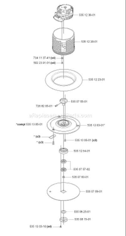 Page G Diagram and Parts List for AUTOMOWERSOLARHYBRID 2008-05 Husqvarna Lawn Mower