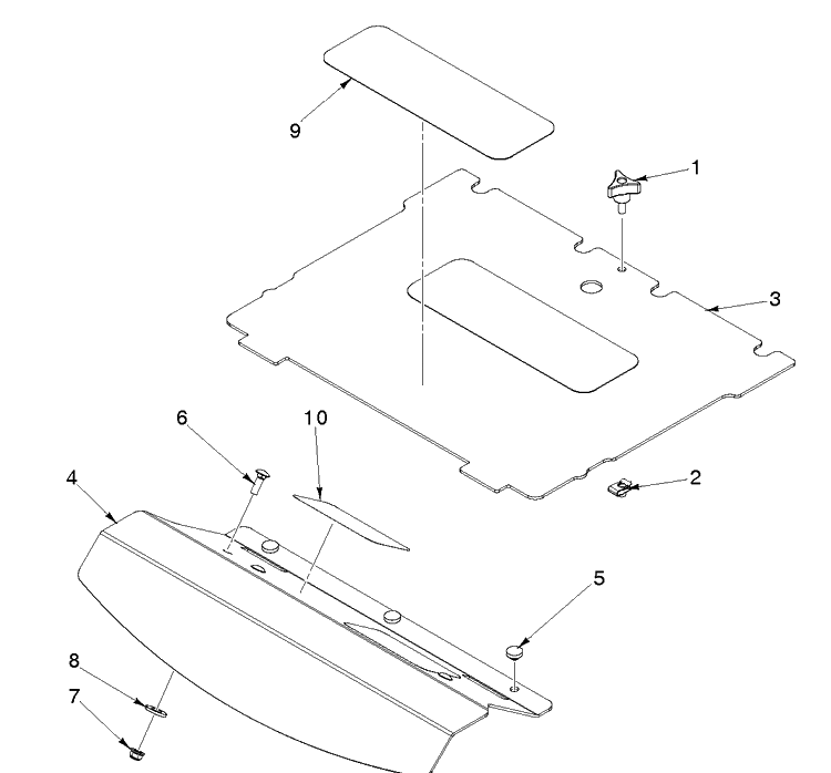 Frame 5 Diagram and Parts List for MZ48 (97045570100)(2020-01) Husqvarna Lawn Mower