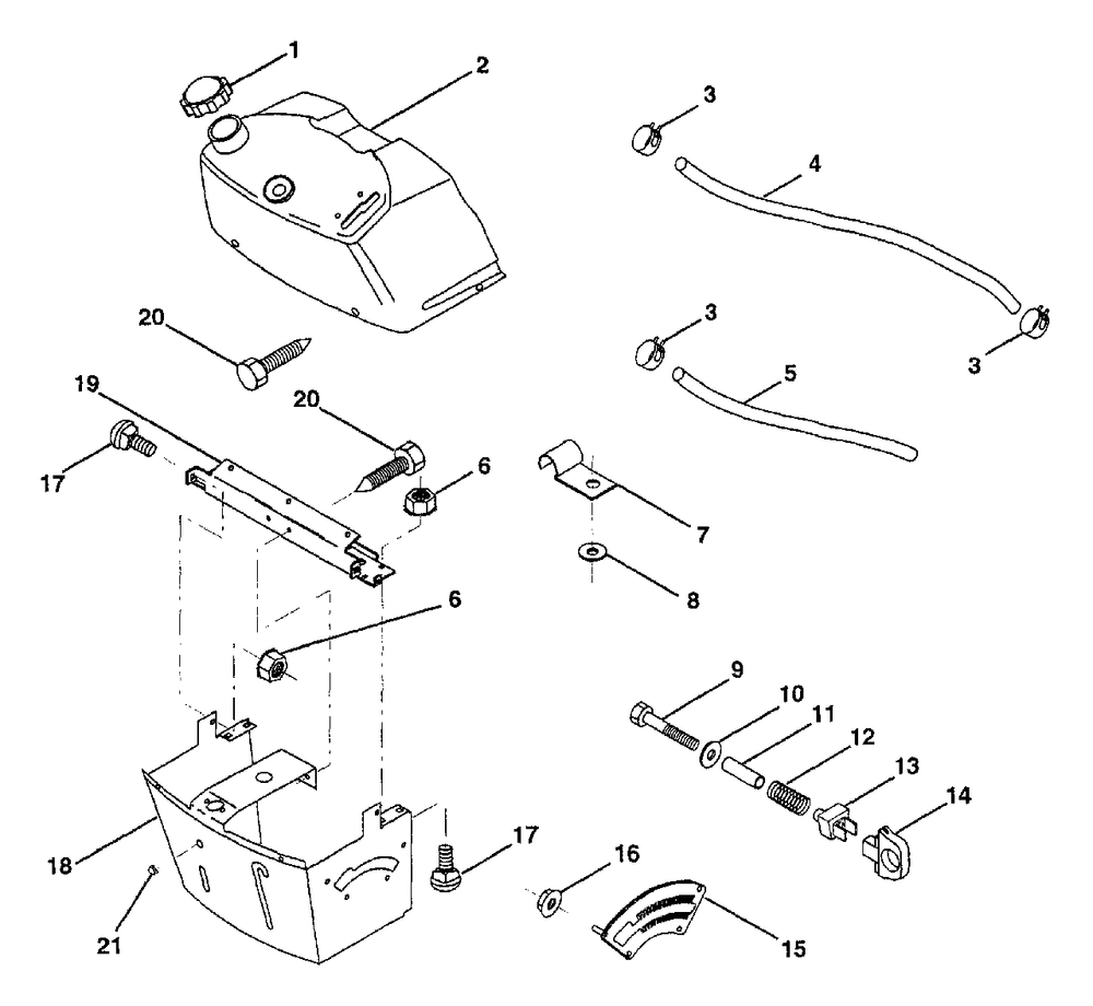 Dash Diagram and Parts List for LR12 (954000752-A)(1994-05) Husqvarna Lawn Tractor