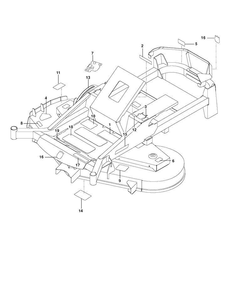 Decals Diagram and Parts List for MZ52 (967277401)(2013-07) Husqvarna Lawn Mower