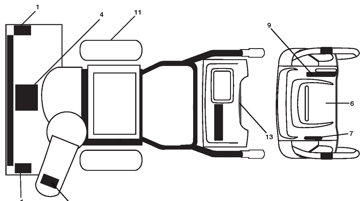 Decals Diagram and Parts List for 5524ST (96191001614)(2013-08) Husqvarna Snow Blower