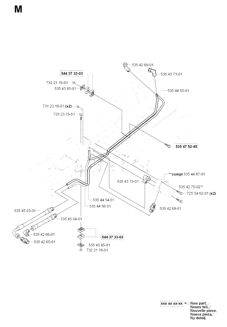 Transmission 2 Diagram and Parts List for R18PRO (953521901)(2007-03) Husqvarna Lawn Tractor