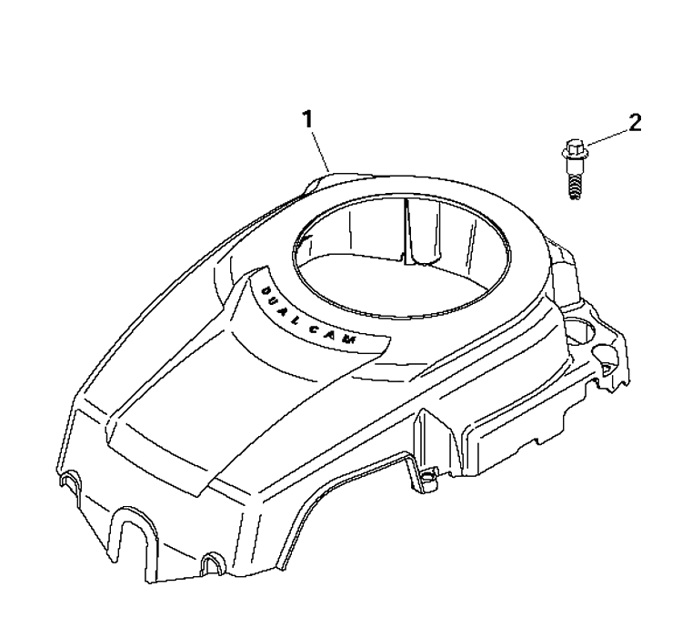Housing Diagram and Parts List for SV590-0007 2005-01 Husqvarna Engine