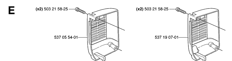 Muffler Cover Diagram and Parts List for 339XP 20063600001-20100600000 Husqvarna Chainsaw