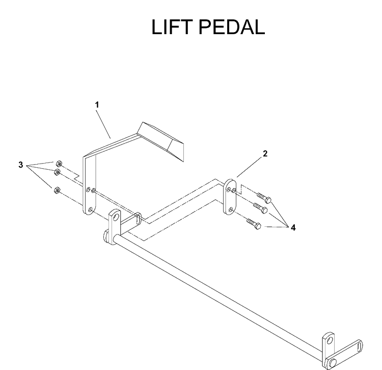 Pedals Diagram and Parts List for IZ4218 (968999204)(2004-08) Husqvarna Lawn Mower