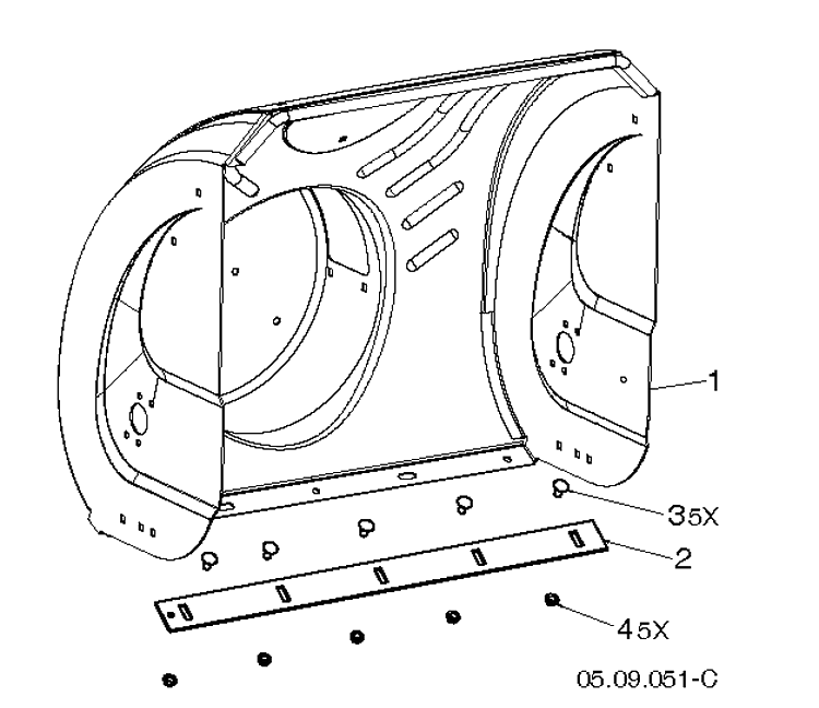 Auger Housing And Impeller 7 Diagram and Parts List for ST227 (97046890100)(2020-05) Husqvarna Snow Blower